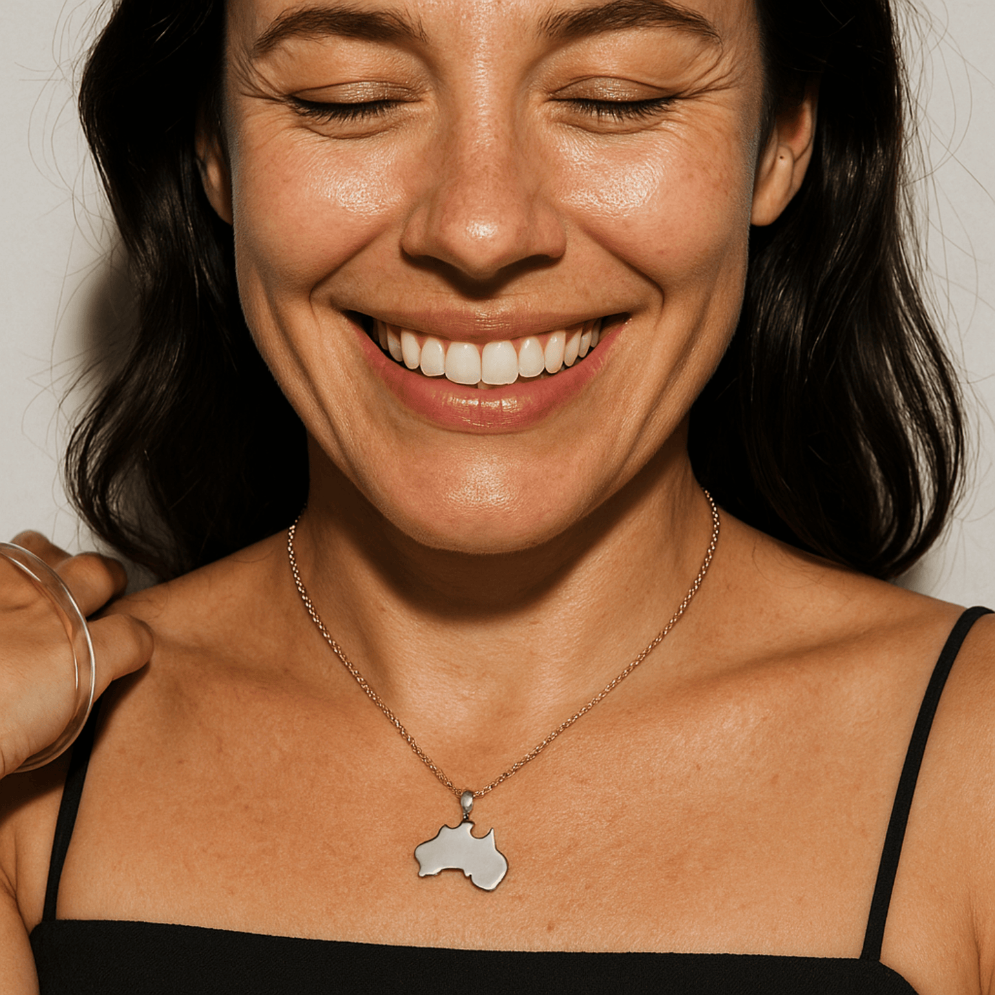 Country Map Necklace