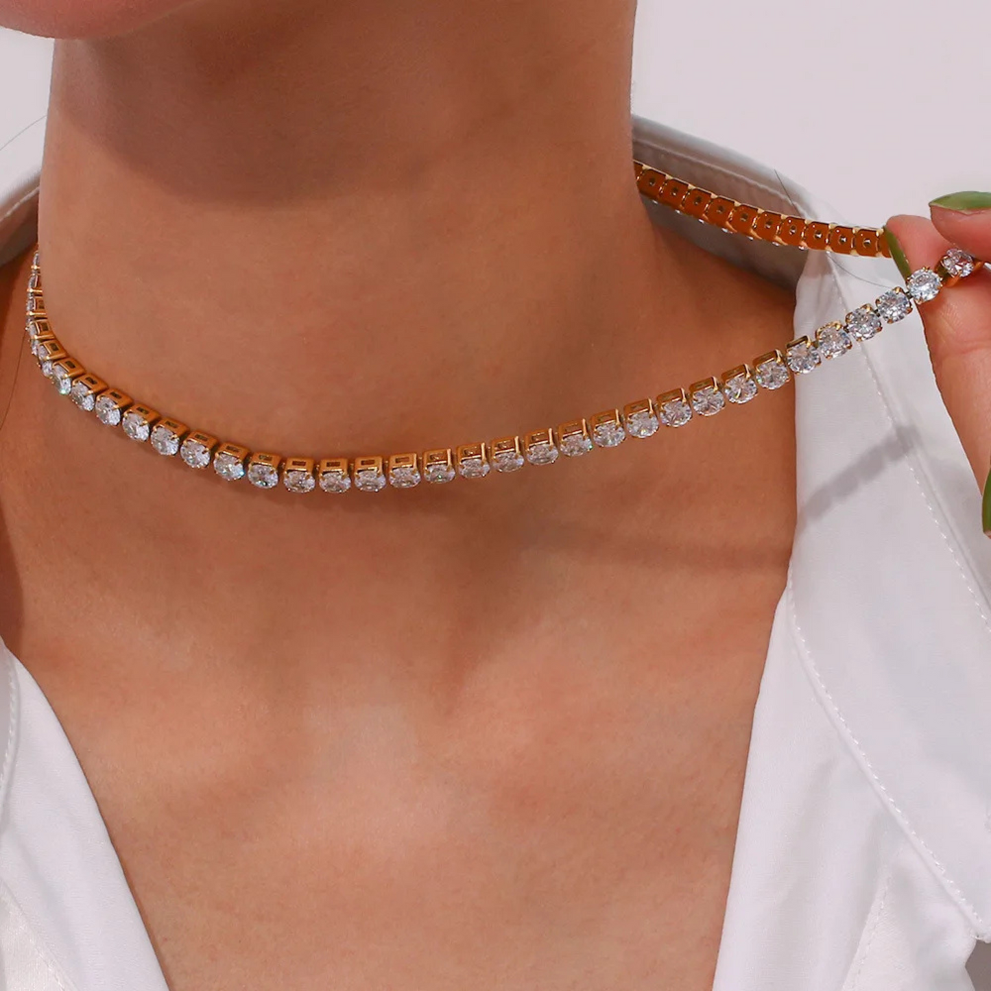 Lucia Tennis Necklace