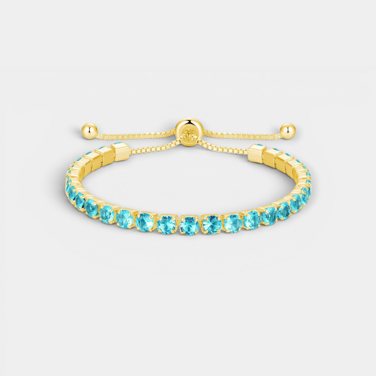 Lucia Birthstone Tennis Bracelet