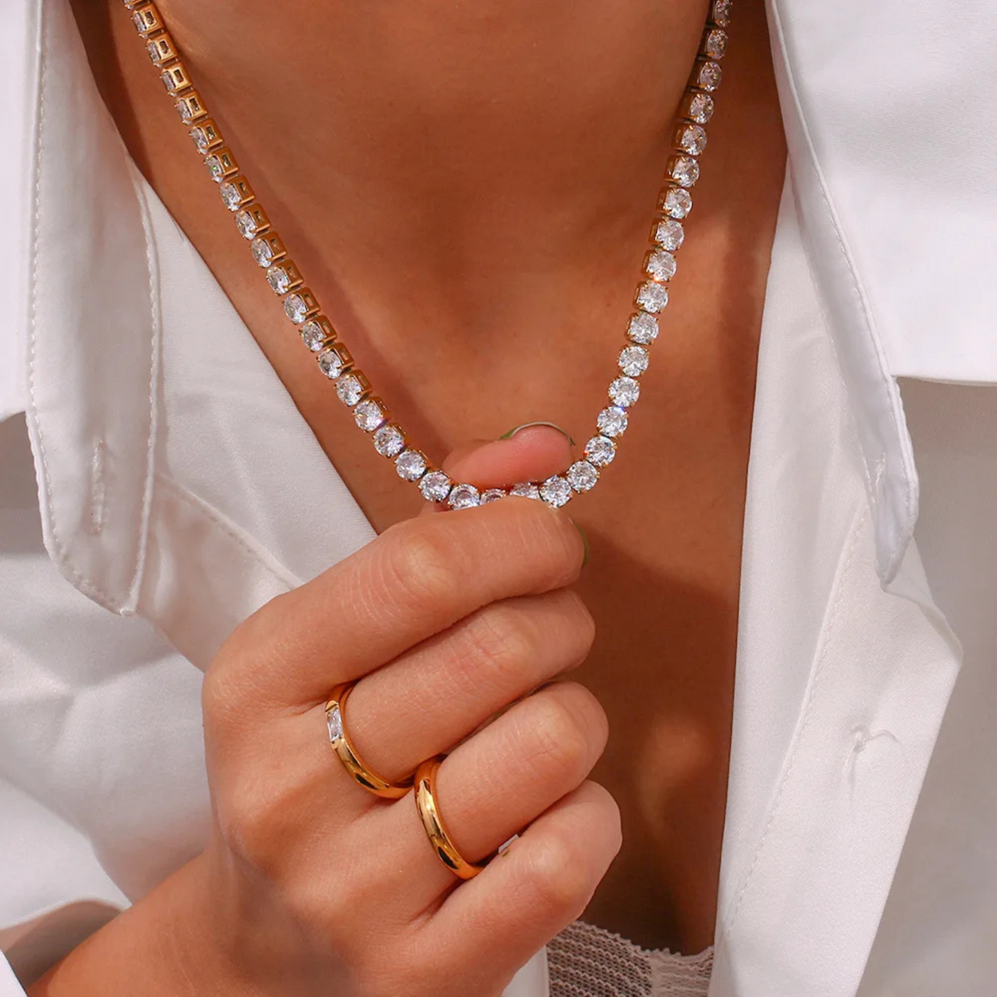 Lucia Tennis Necklace