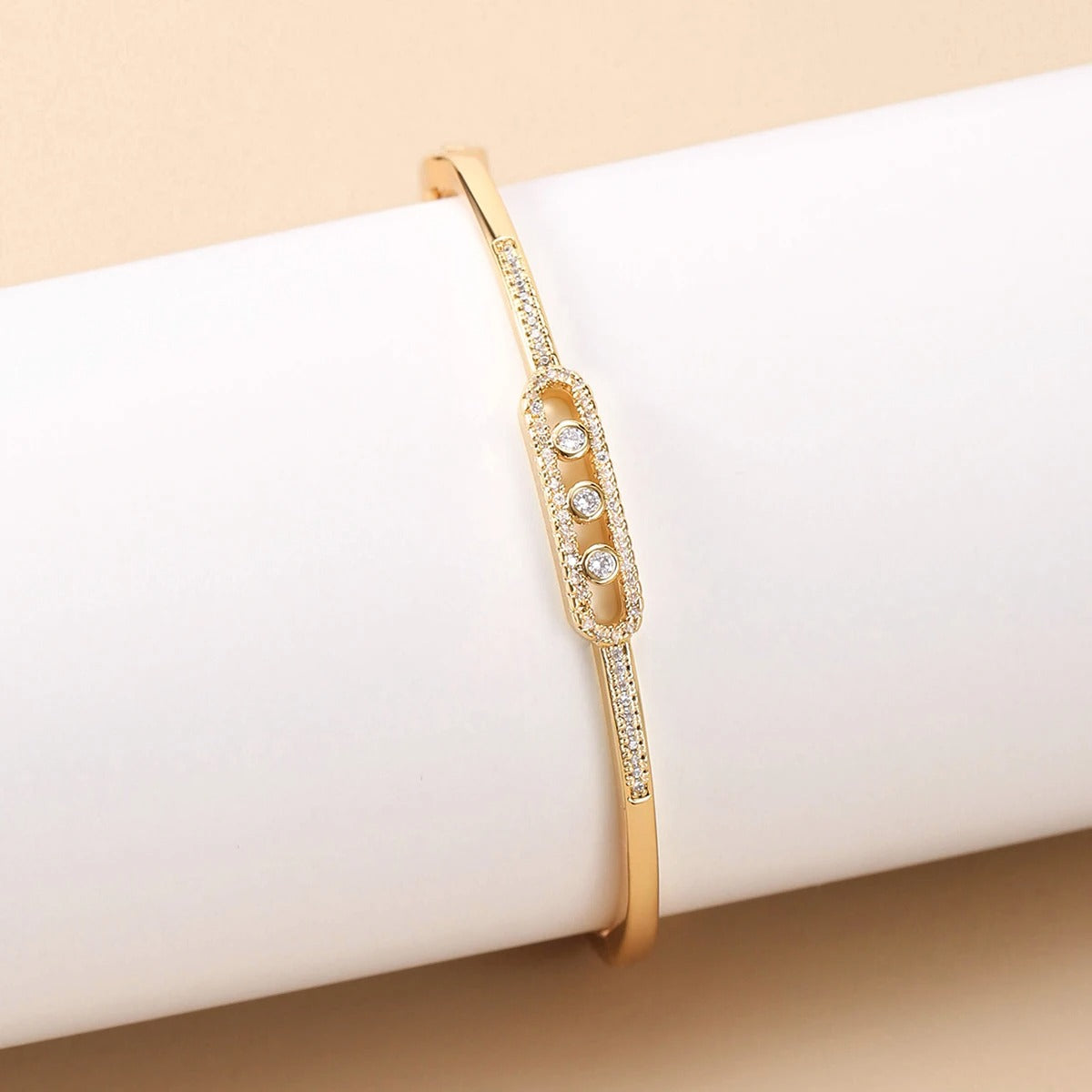 Sierra Zircon Triple Bracelet