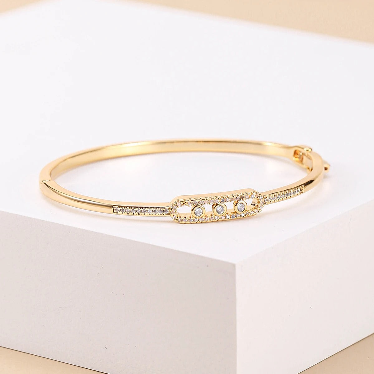 Sierra Zircon Triple Bracelet