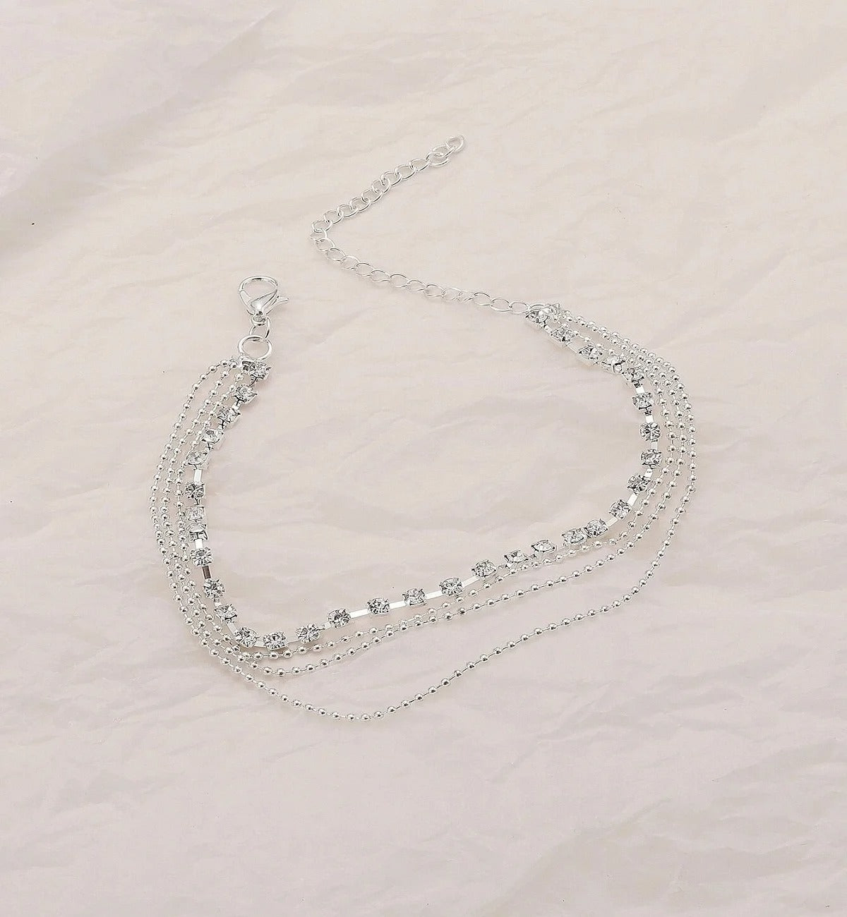 Dahlia Multi-Layered Anklet