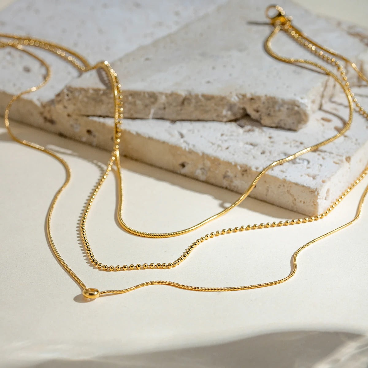 Dahlia Layered Rhinestone Necklace