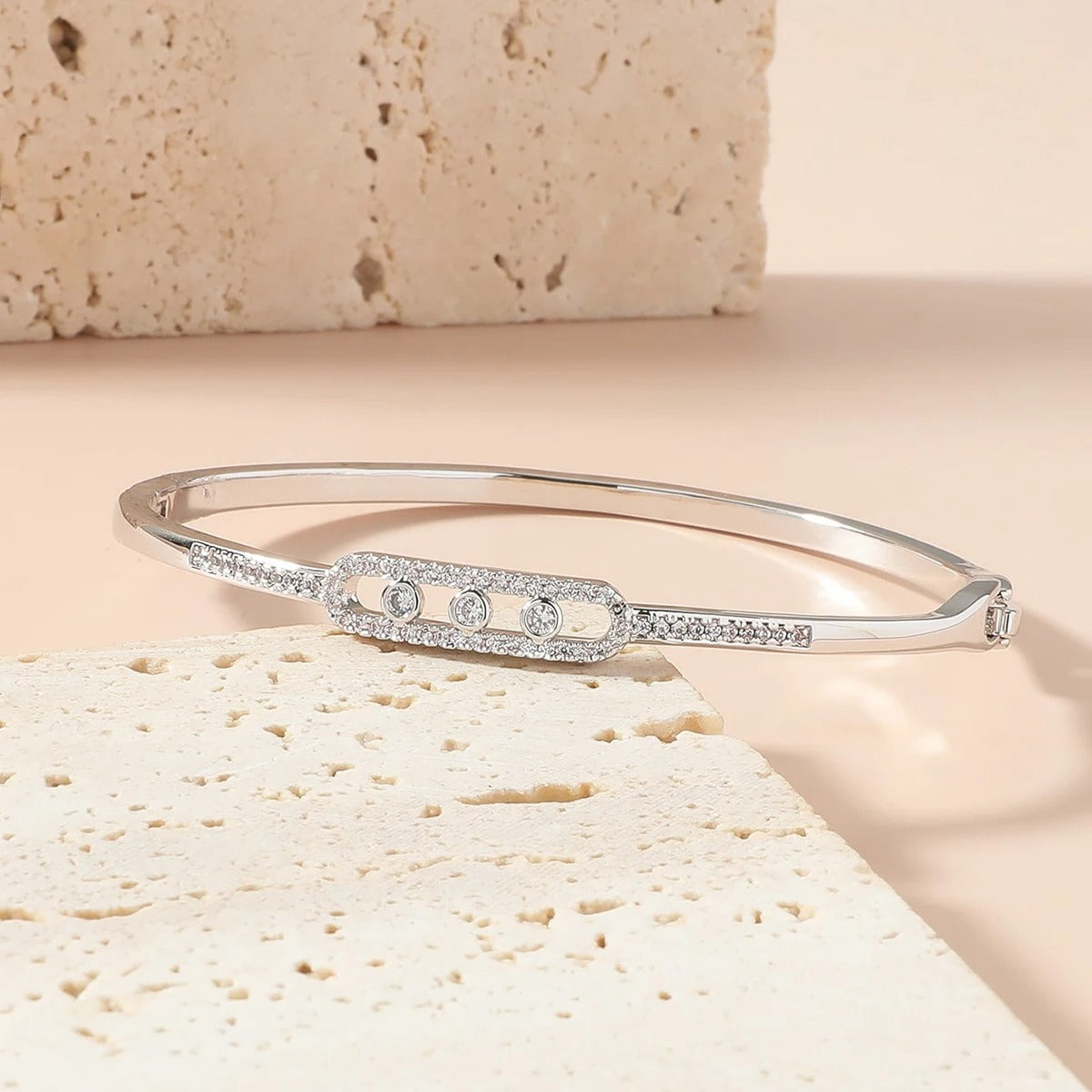Sierra Zircon Triple Bracelet