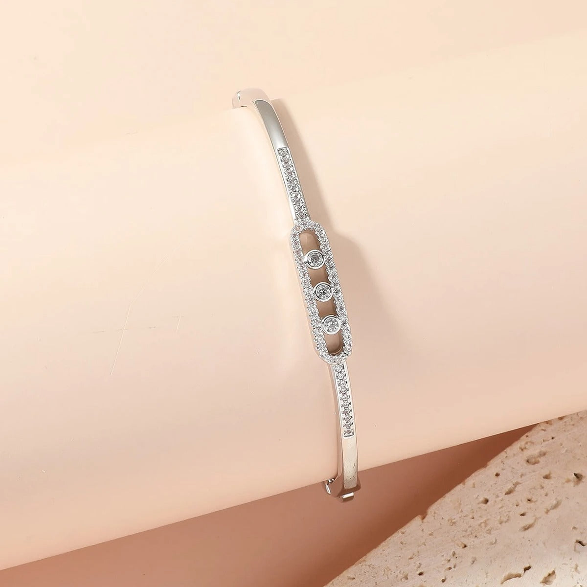 Sierra Zircon Triple Bracelet