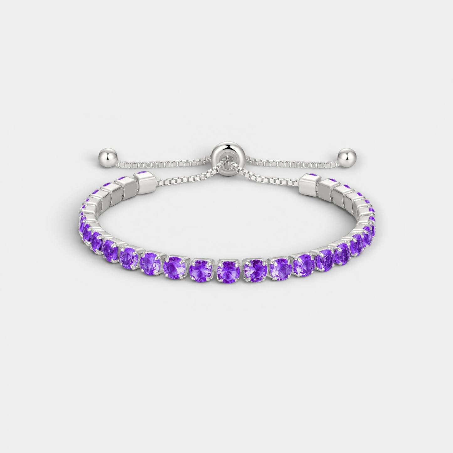 Lucia Birthstone Tennis Bracelet