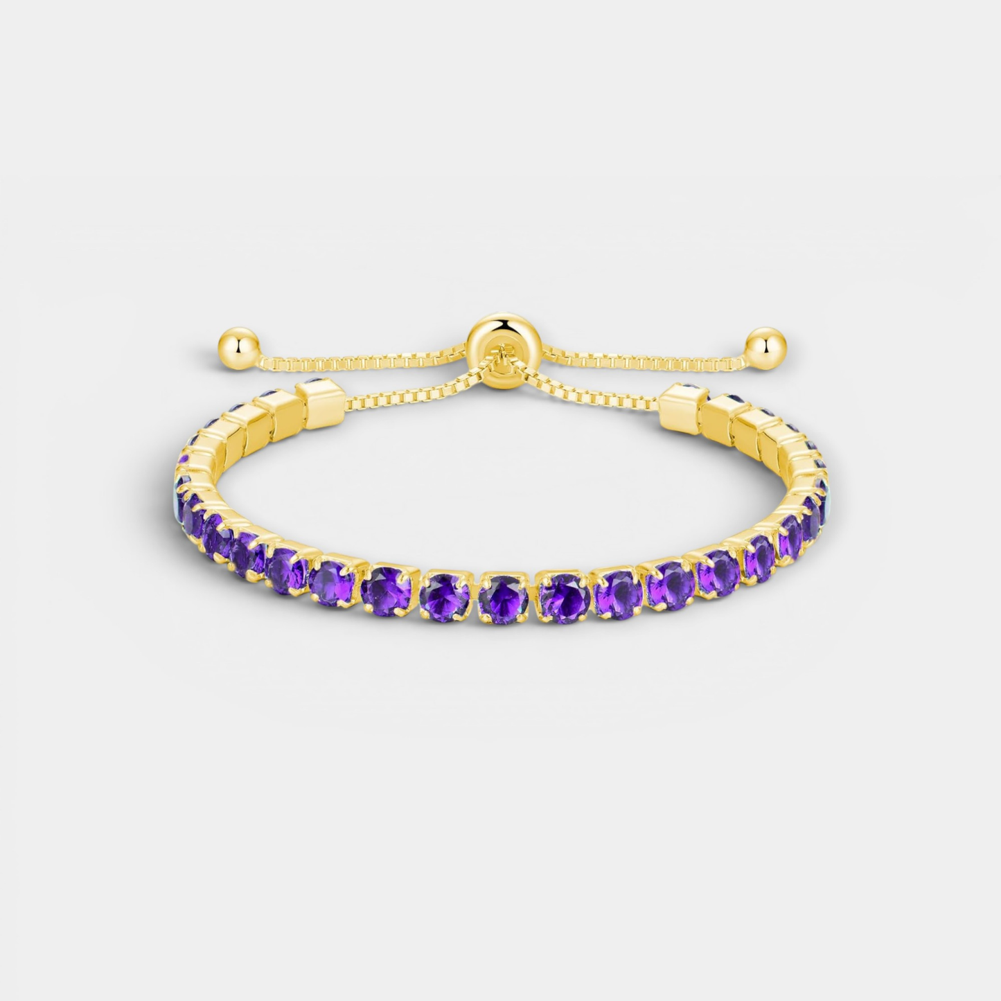Lucia Birthstone Tennis Bracelet