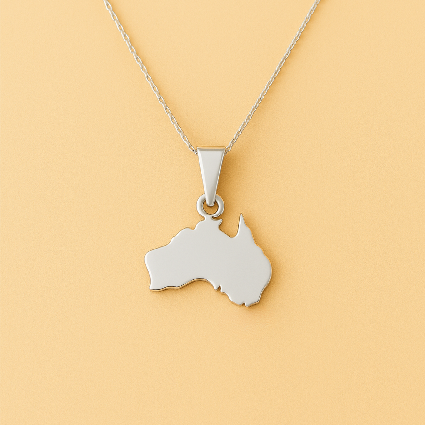 Country Map Necklace