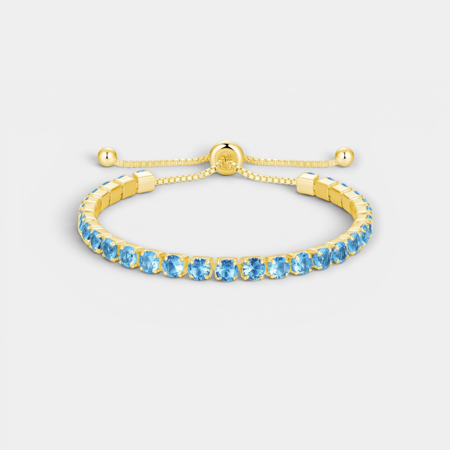 Lucia Birthstone Tennis Bracelet