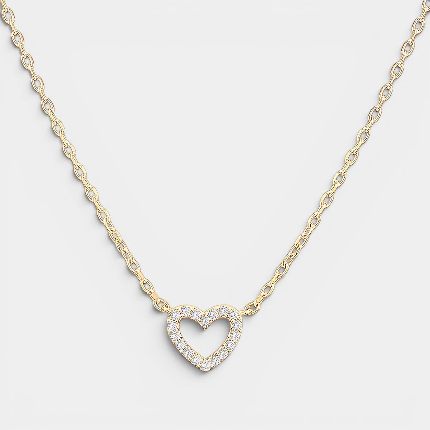 Sierra Crystal Heart Necklace