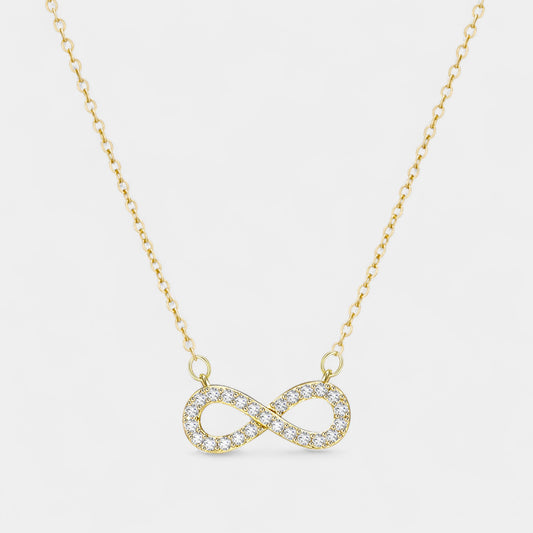 Amarah Zircon Infinity Necklace