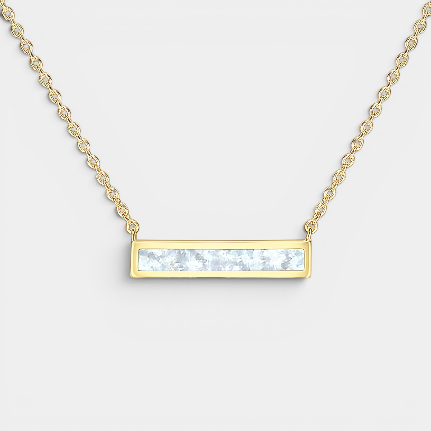 Azaelia Opal Bar Necklace
