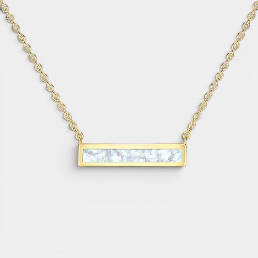 Azaelia Opal Bar Necklace