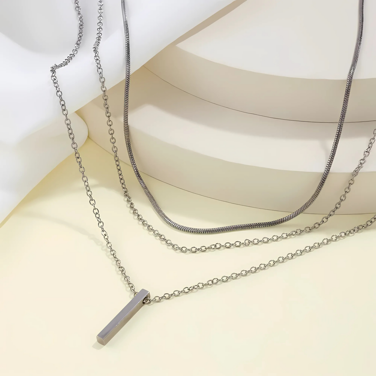 Dahlia Layered Bar Necklace