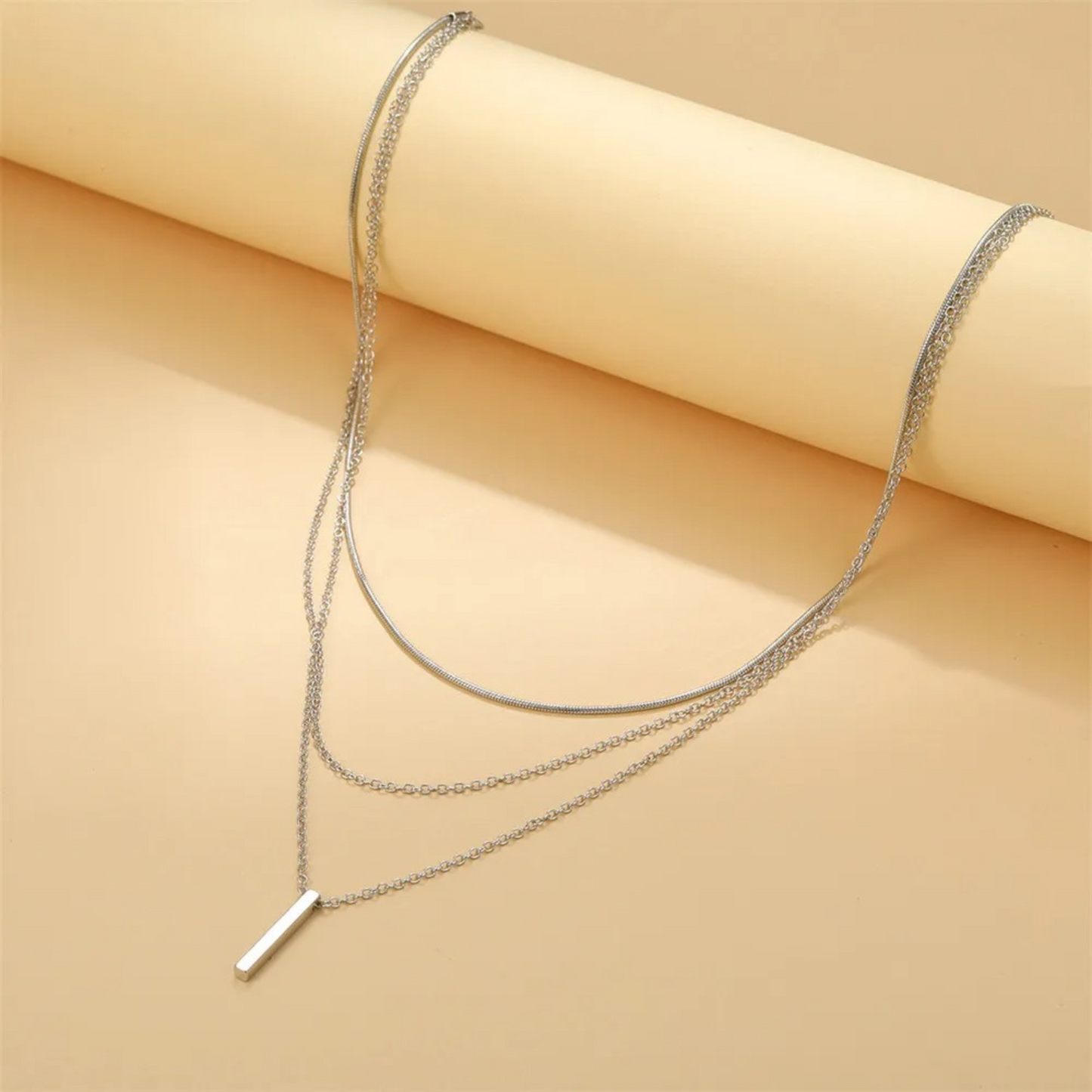 Dahlia Layered Bar Necklace