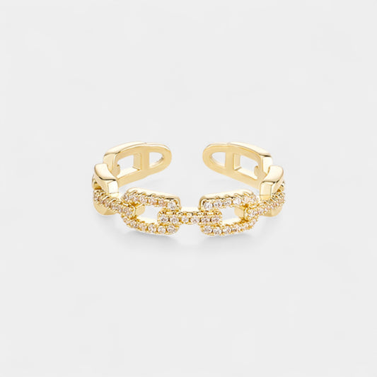Inaya Zircon Twist Ring