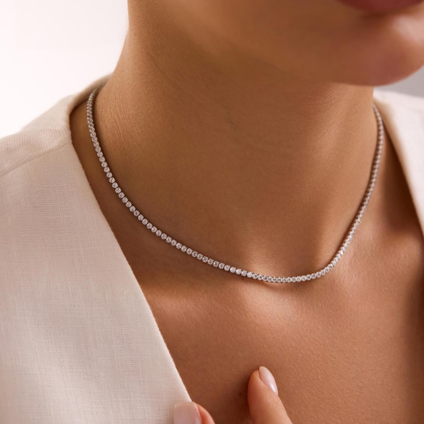 Lucia Tennis Necklace