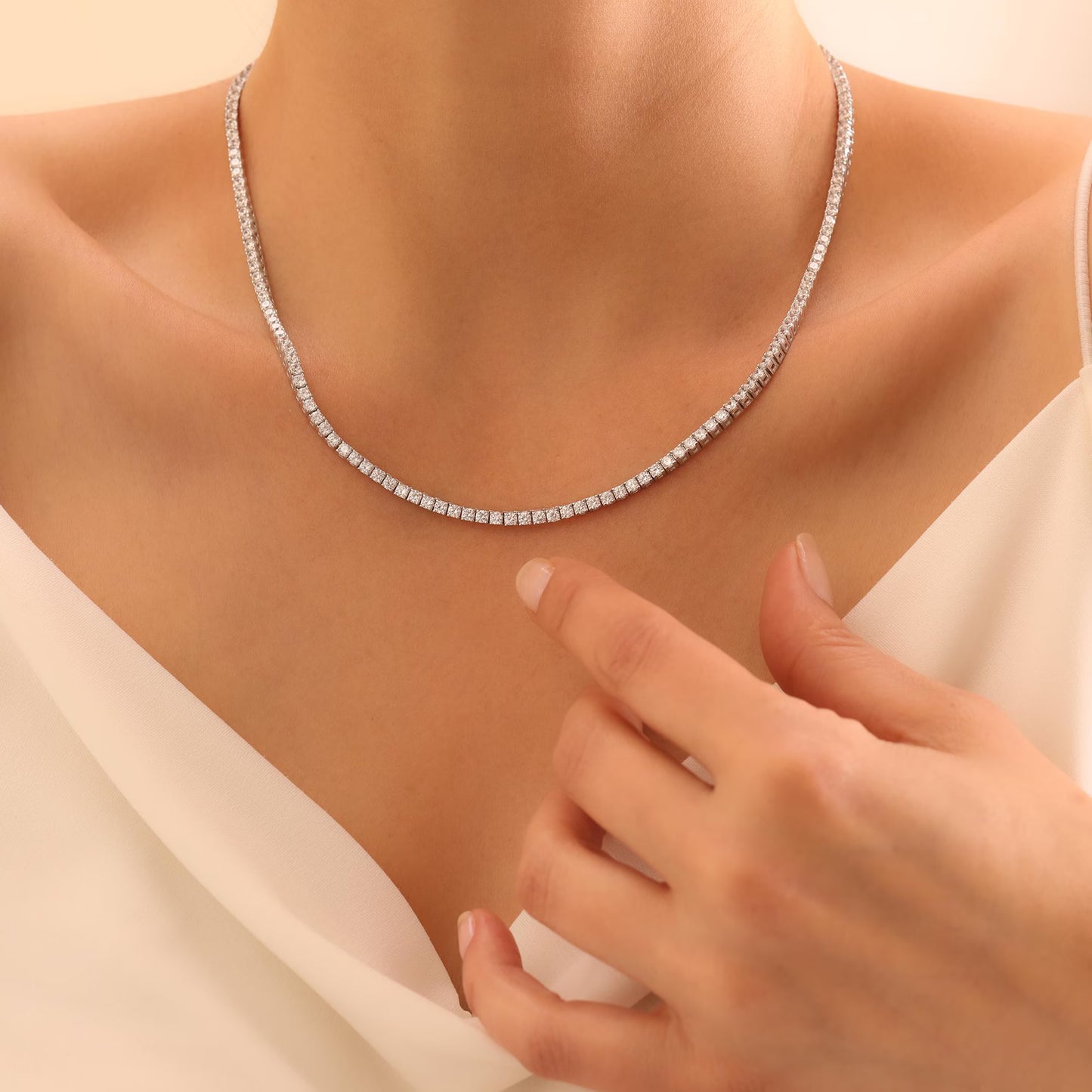 Lucia Tennis Necklace