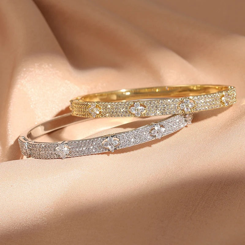 Amarah Zircon Clover Bracelet