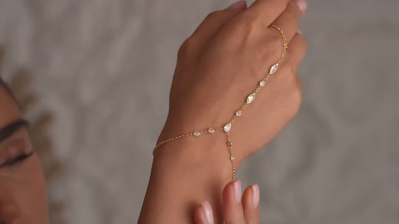 Amarah Zircon Glow Handchain